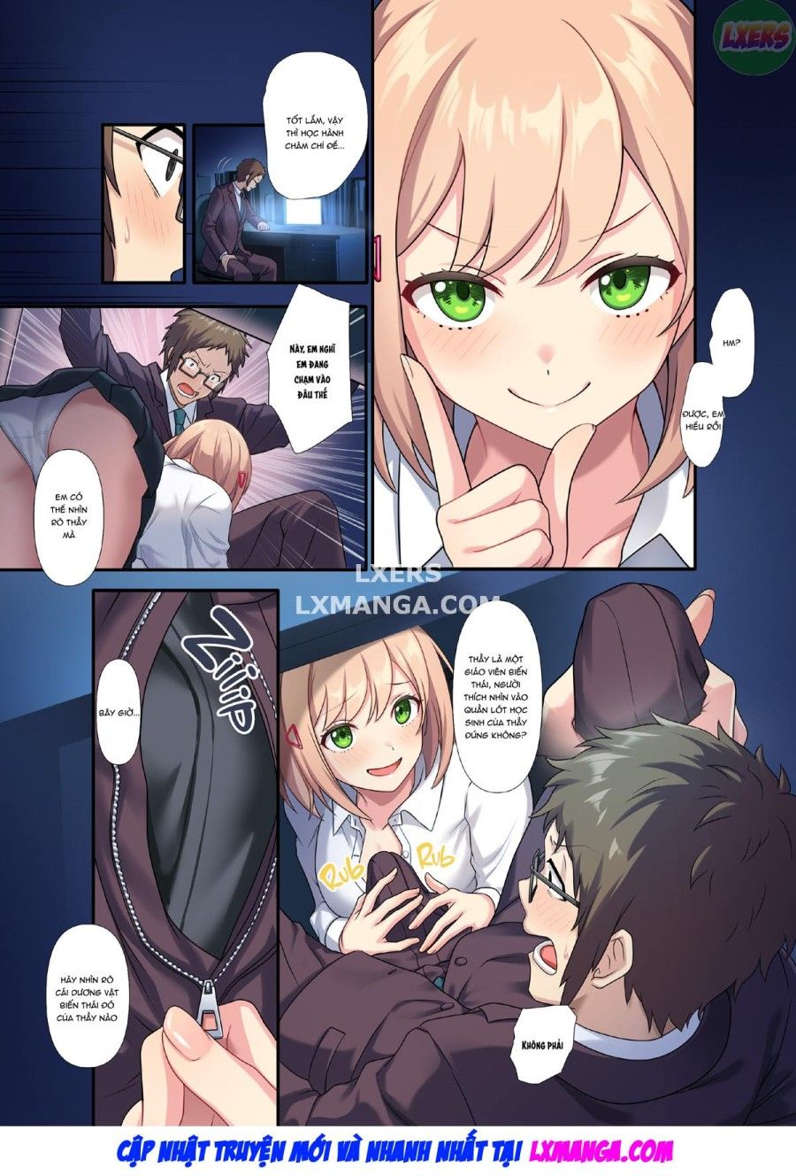 Bài Kiểm Tra Điểm Cao Của Cô Bạn Lười Học Oneshot page 15 - Giả Dược