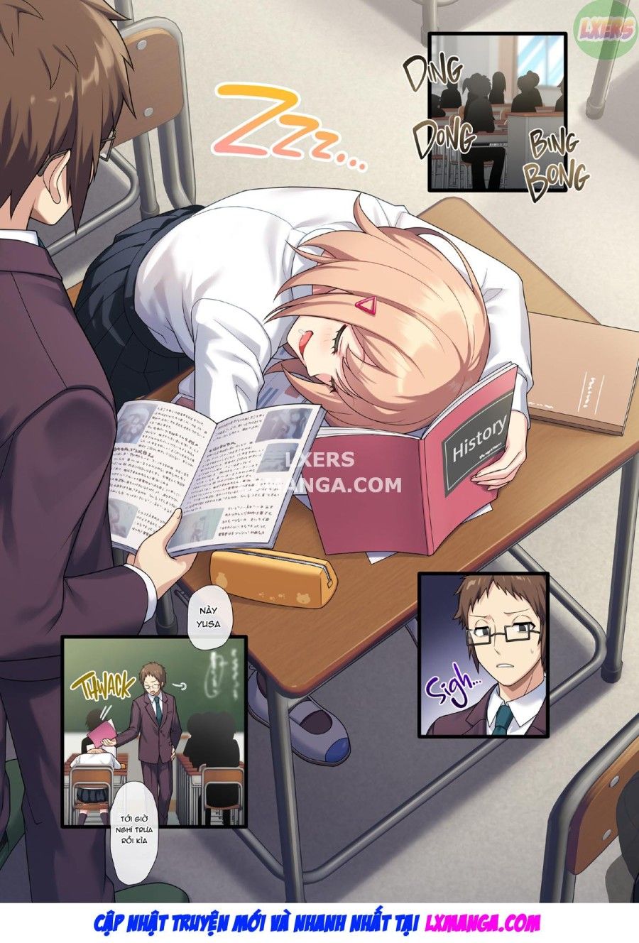 Bài Kiểm Tra Điểm Cao Của Cô Bạn Lười Học Oneshot page 3 - Giả Dược