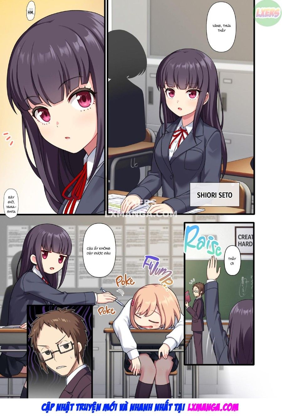 Bài Kiểm Tra Điểm Cao Của Cô Bạn Lười Học Oneshot page 5 - Giả Dược