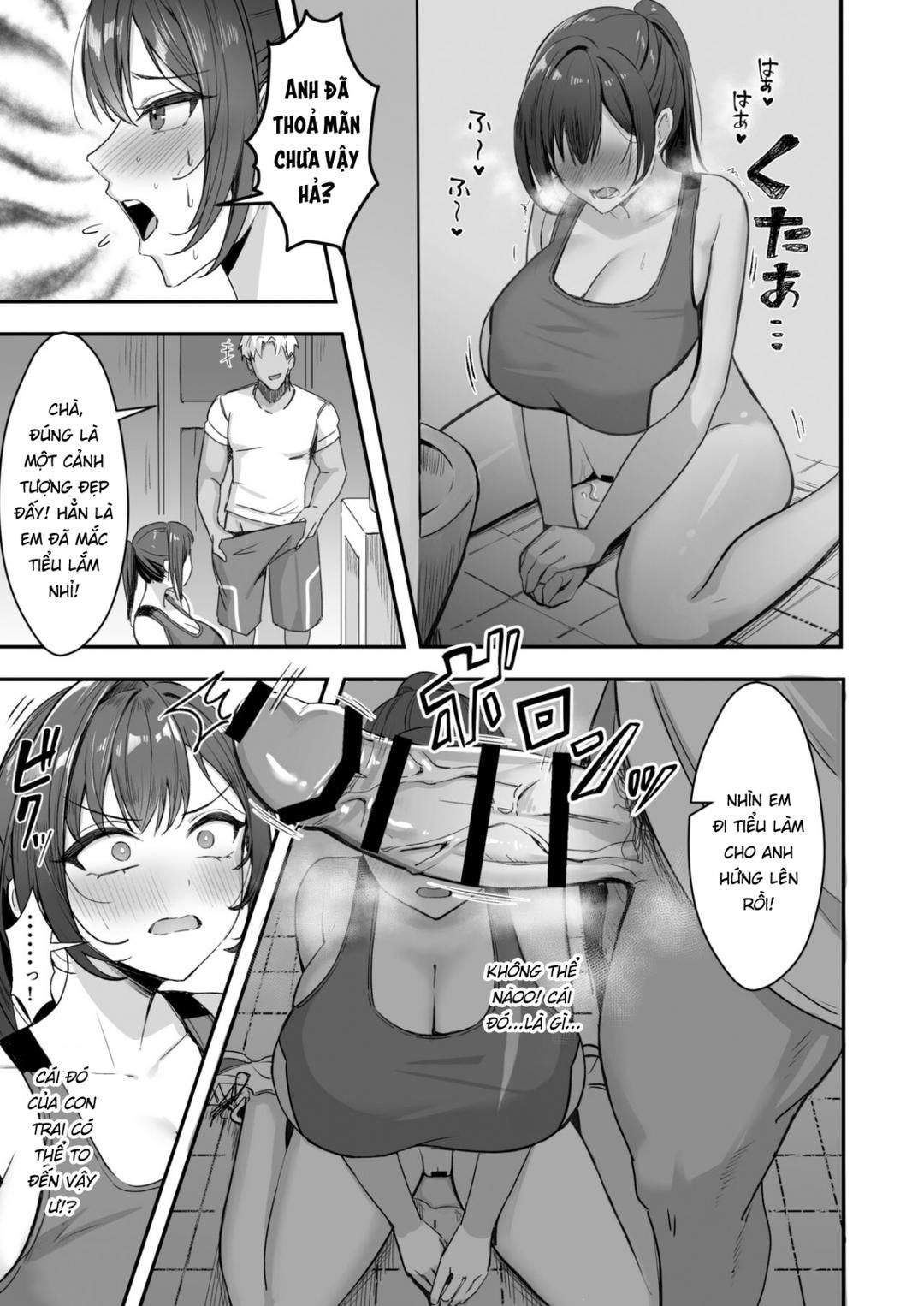 đọc truyện Bakunyuu Na Rikujoubu No Kanojo, Senpai Ni Wa Sakaraemasen Oneshot ảnh 16 tại Thiên Thai Truyện