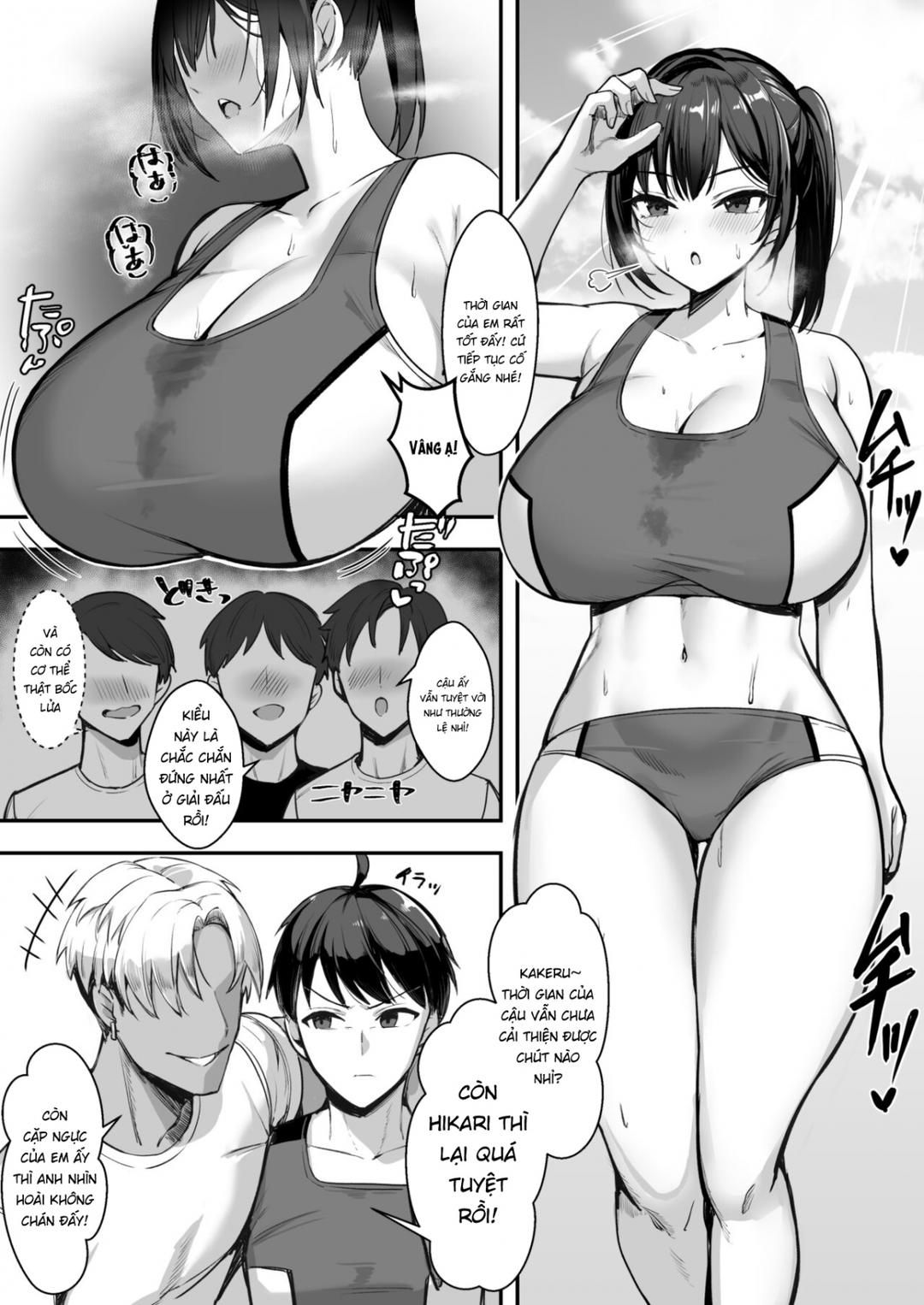 đọc truyện Bakunyuu Na Rikujoubu No Kanojo, Senpai Ni Wa Sakaraemasen Oneshot ảnh 6 tại Thiên Thai Truyện