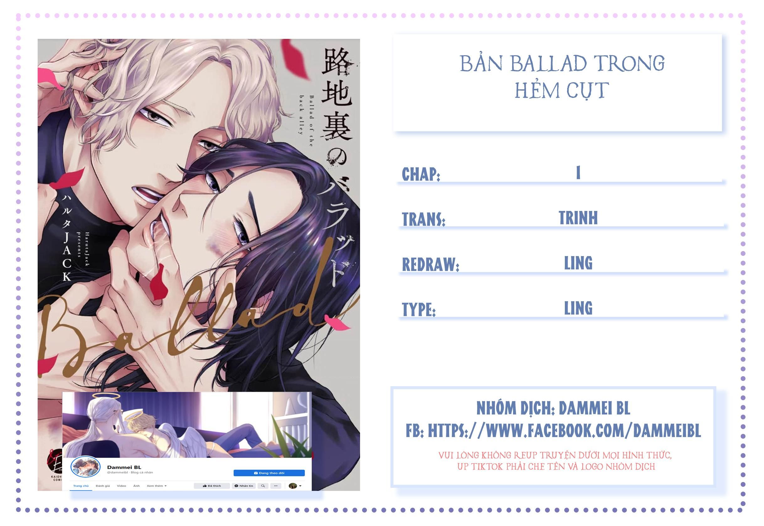 đọc truyện Bản Ballad Trong Hẻm Cụt Chương 1 ảnh 1 tại Thiên Thai Truyện