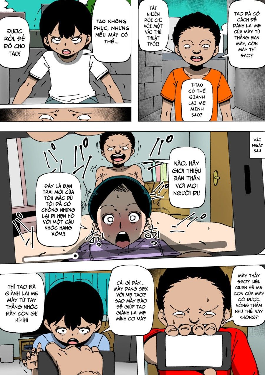 Bạn Thịt Mẹ Tôi? Tôi Chơi Mẹ Bạn Oneshot page 22 - Giả Dược