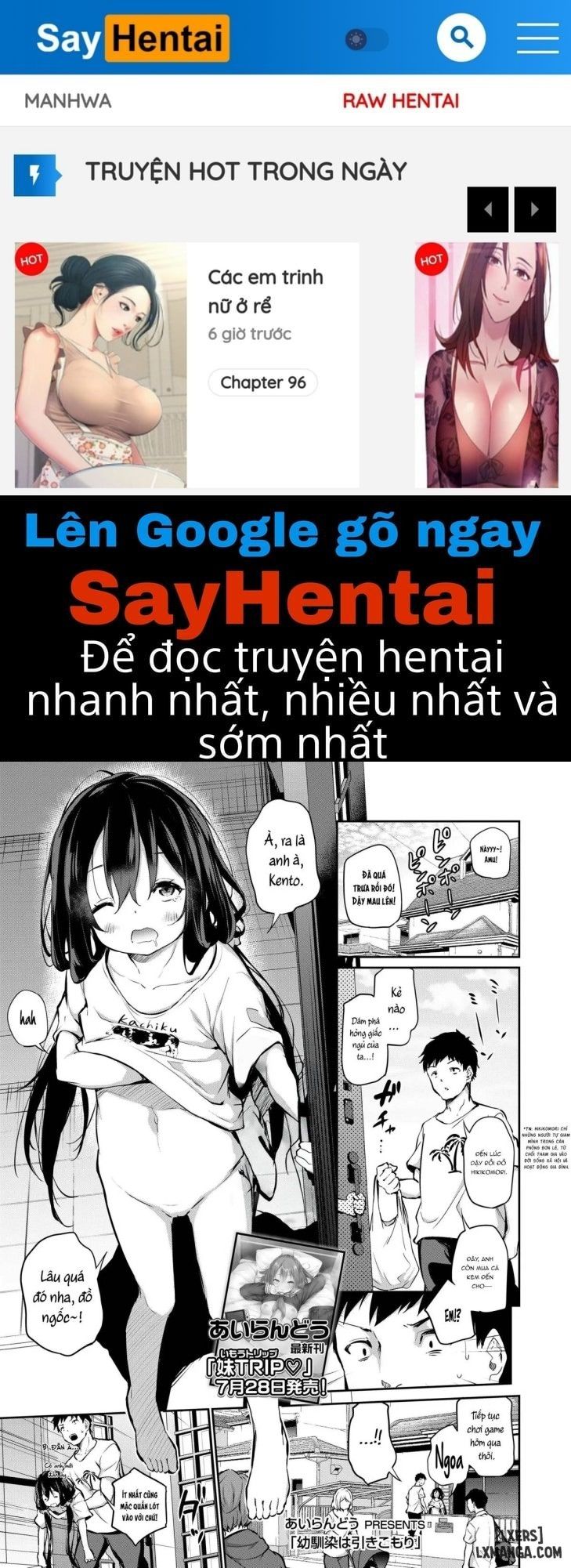 đọc truyện Bạn Thuở Nhỏ Của Tôi Là Một Hikikomori! Chương 1 ảnh 2 tại Thiên Thai Truyện