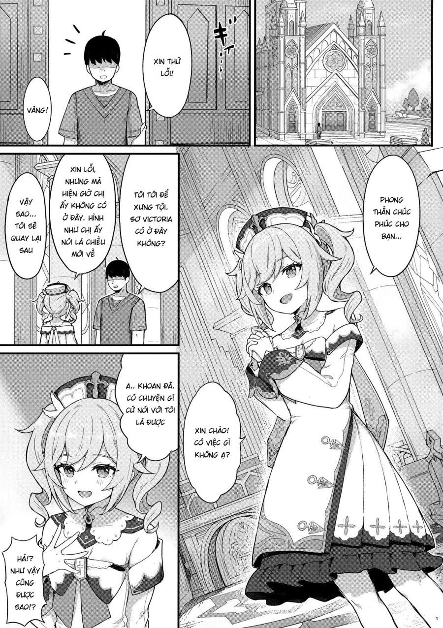 Barbara Gives You A Lewd Service Oneshot page 2 - Giả Dược