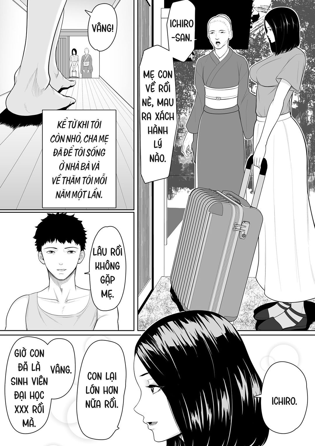 Bắt Đầu Mối Quan Hệ Loạn Luân Mẹ Con Oneshot page 3 - Giả Dược