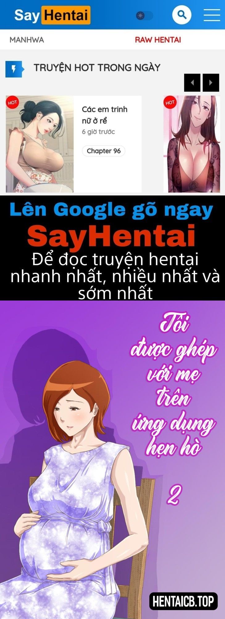 đọc truyện Bắt Gặp Mẹ Sử Dụng Cùng App Hẹn Hò!!! Chương 2 ảnh 1 tại Giả Dược