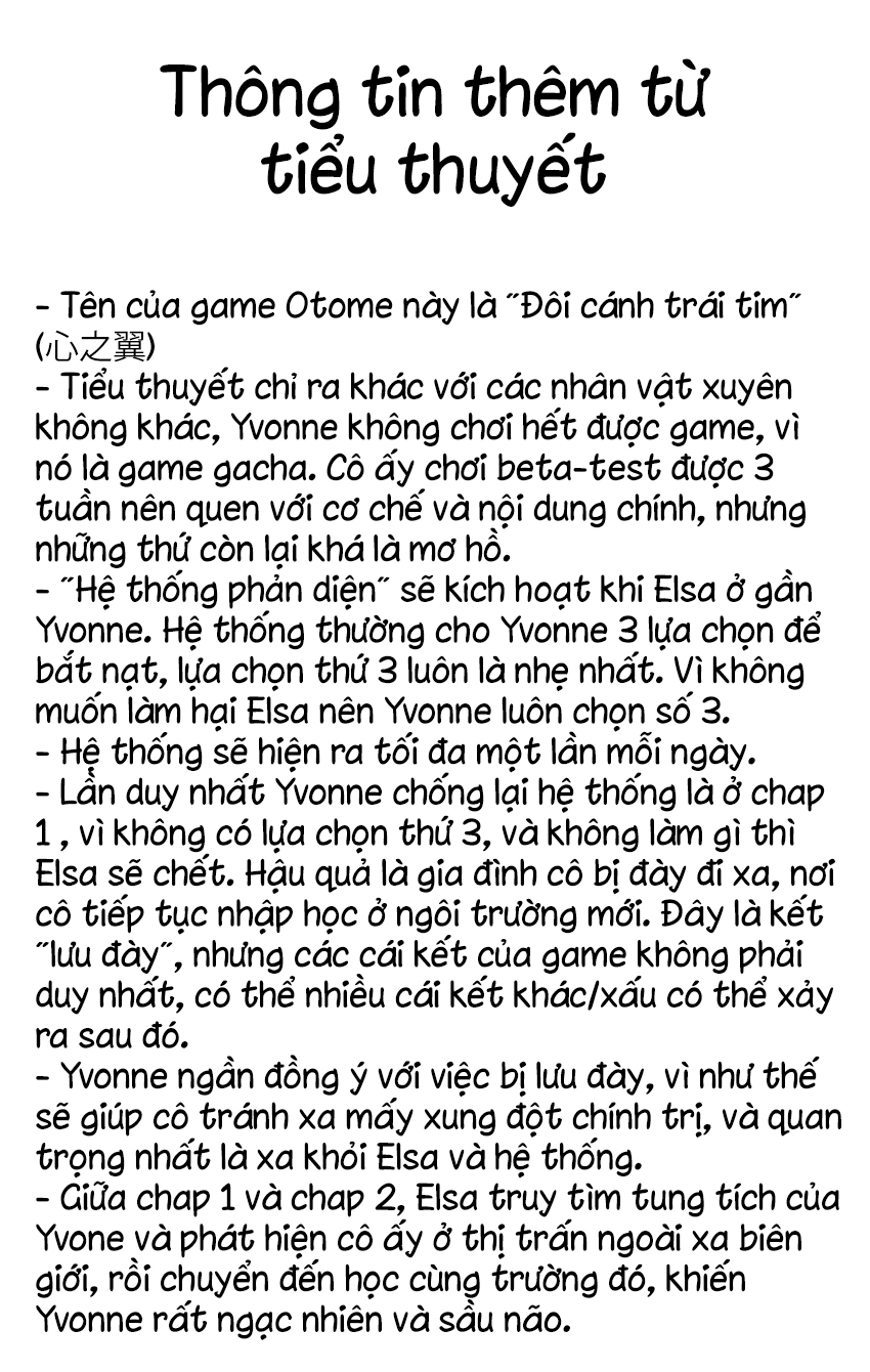 đọc truyện Bắt Nạt Mình Đi Mà, Nữ Phản Diện Ơi! Chương 2 ảnh 2 tại Thiên Thai Truyện