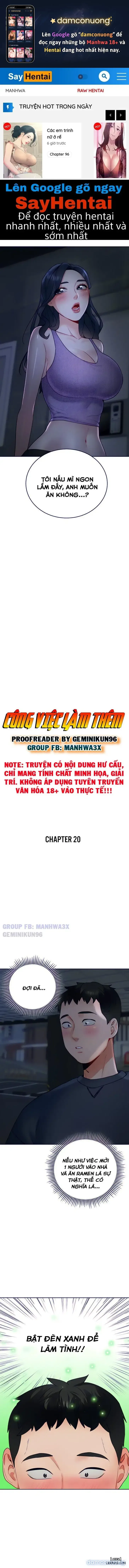 đọc truyện Bất Ngờ Ngoài Ý Muốn Khi Đi Làm Thêm Chương 20 ảnh 2 tại Thiên Thai Truyện