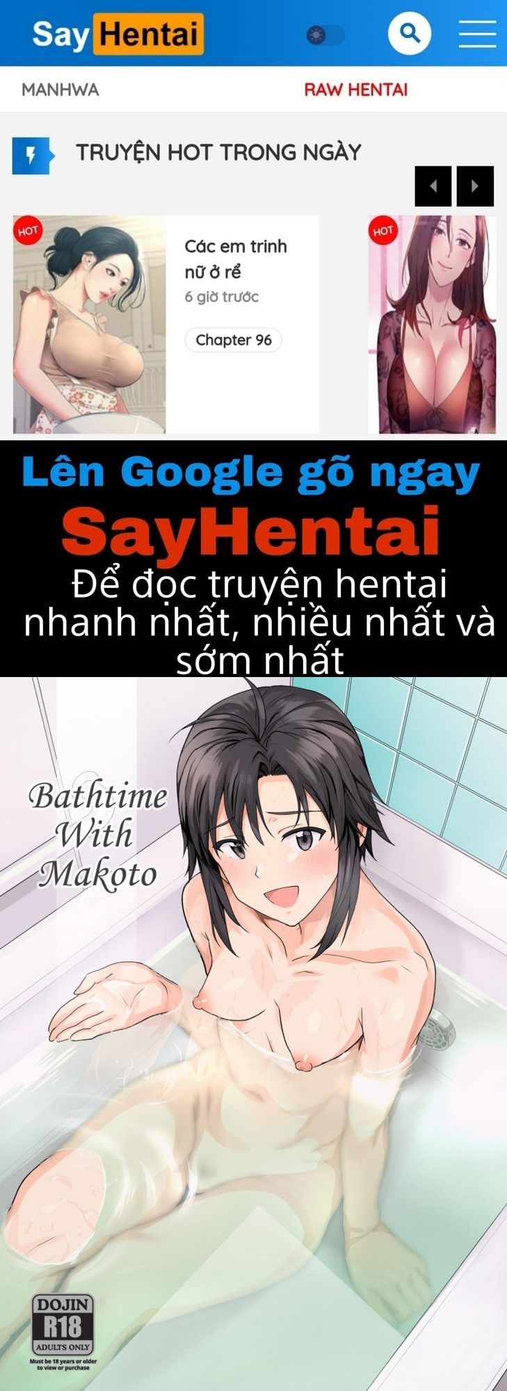 đọc truyện Bathtime With Makoto Oneshot ảnh 1 tại Giả Dược