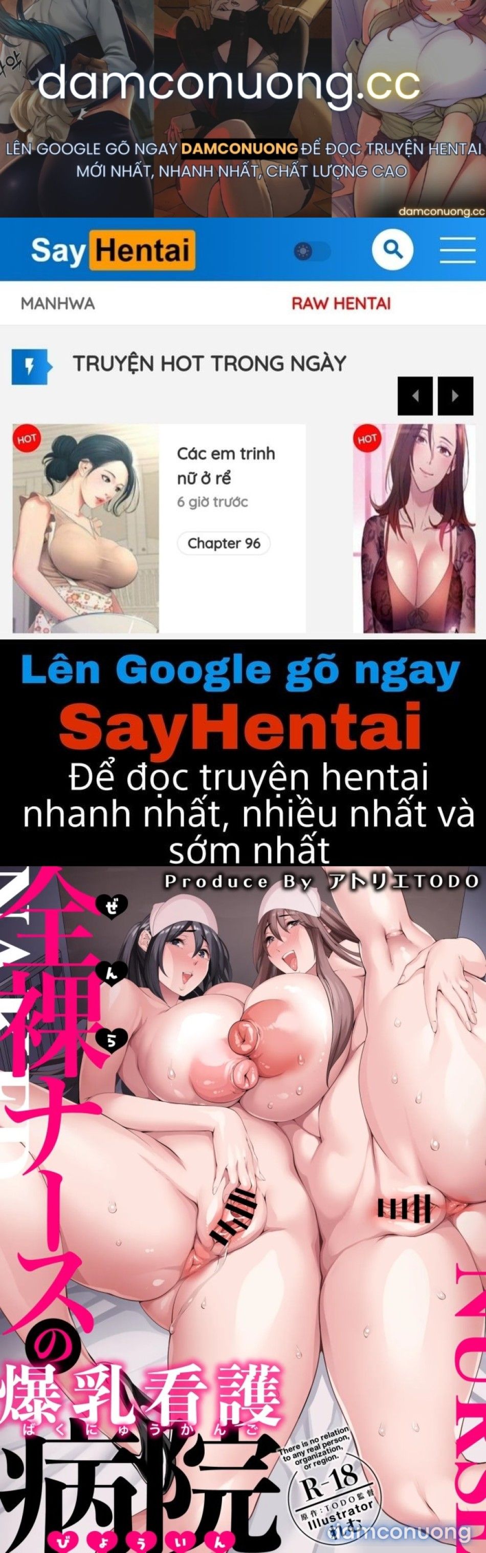 đọc truyện Bệnh Viện Y Tá Khỏa Thân Ngực Khủng Chương 1 ảnh 2 tại Thiên Thai Truyện