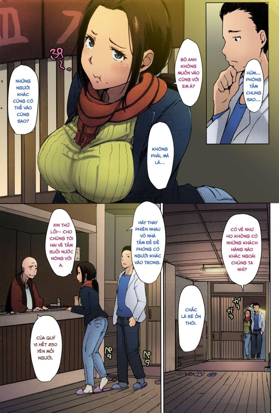 Bí Mật Của Người Vợ Tại Suối Nước Nóng Oneshot page 4 - Giả Dược