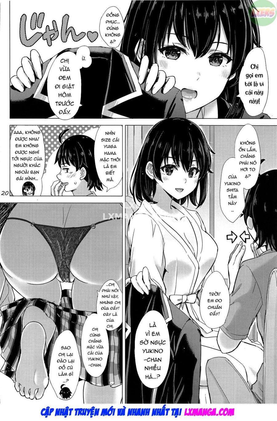 Bí Mật Nghịch Ngợm Của Chị Em Nhà Yukinoshita. Oneshot page 22 - Giả Dược