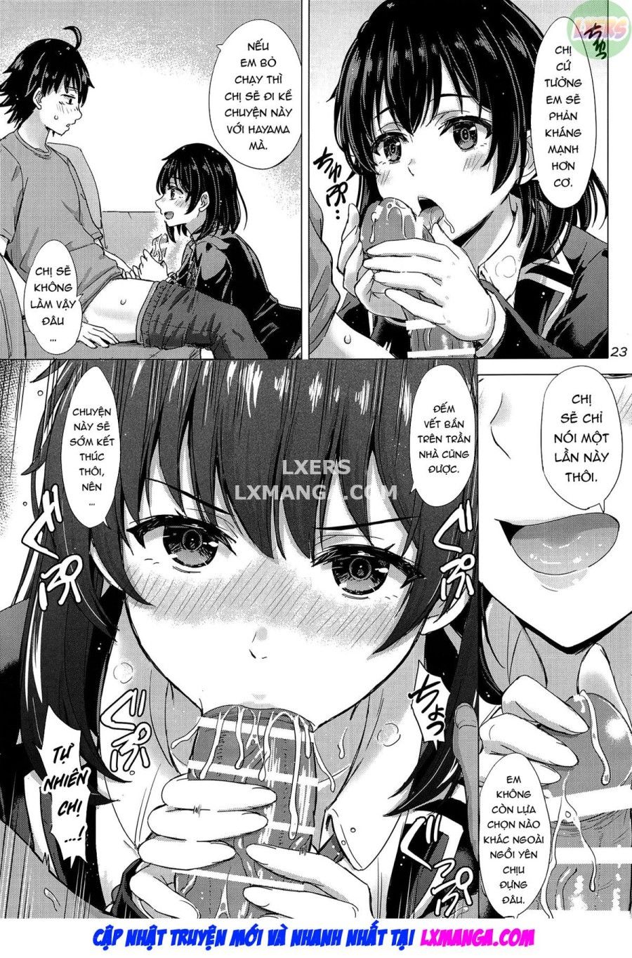 Bí Mật Nghịch Ngợm Của Chị Em Nhà Yukinoshita. Oneshot page 25 - Giả Dược