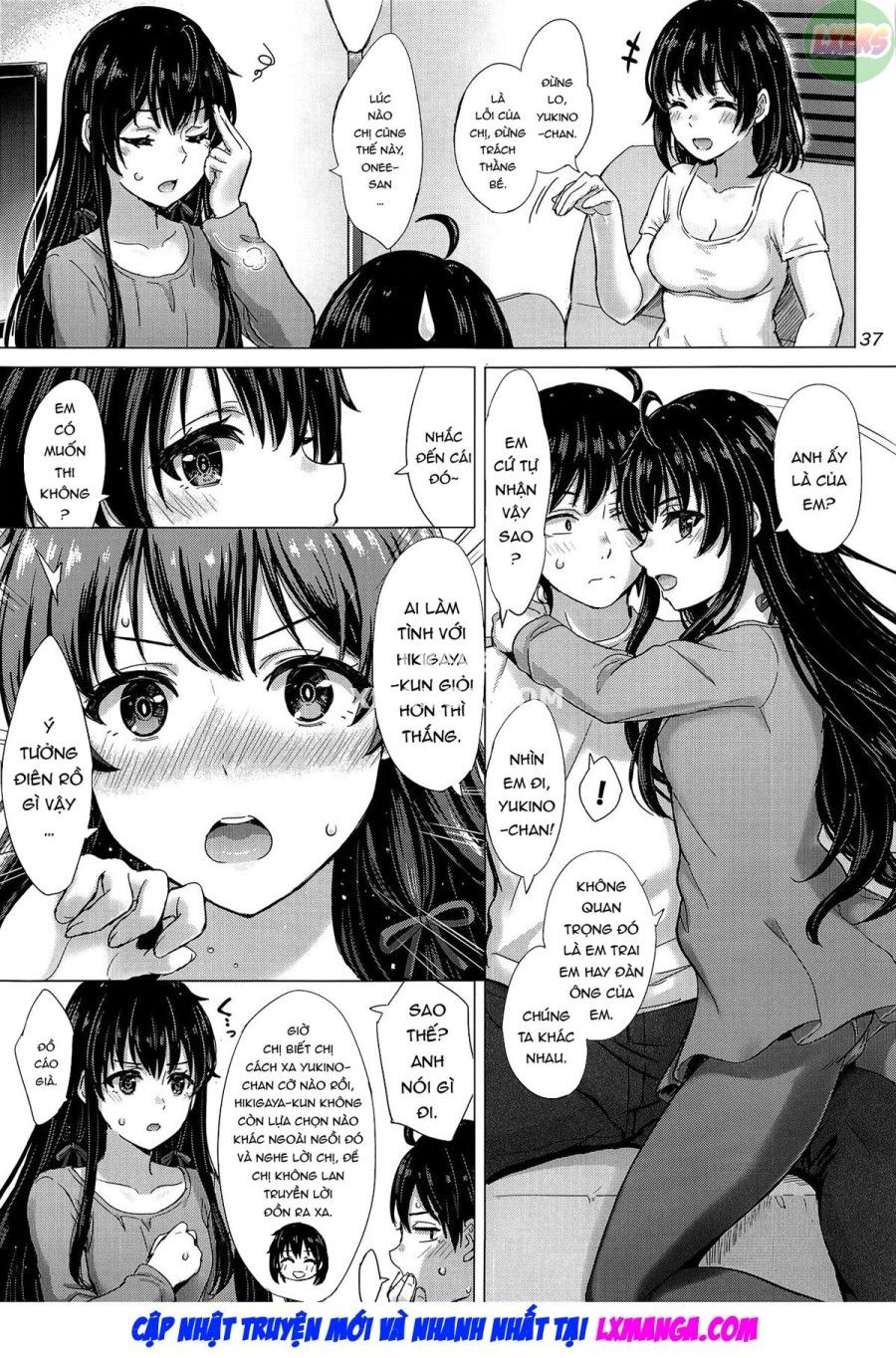 Bí Mật Nghịch Ngợm Của Chị Em Nhà Yukinoshita. Oneshot page 39 - Giả Dược