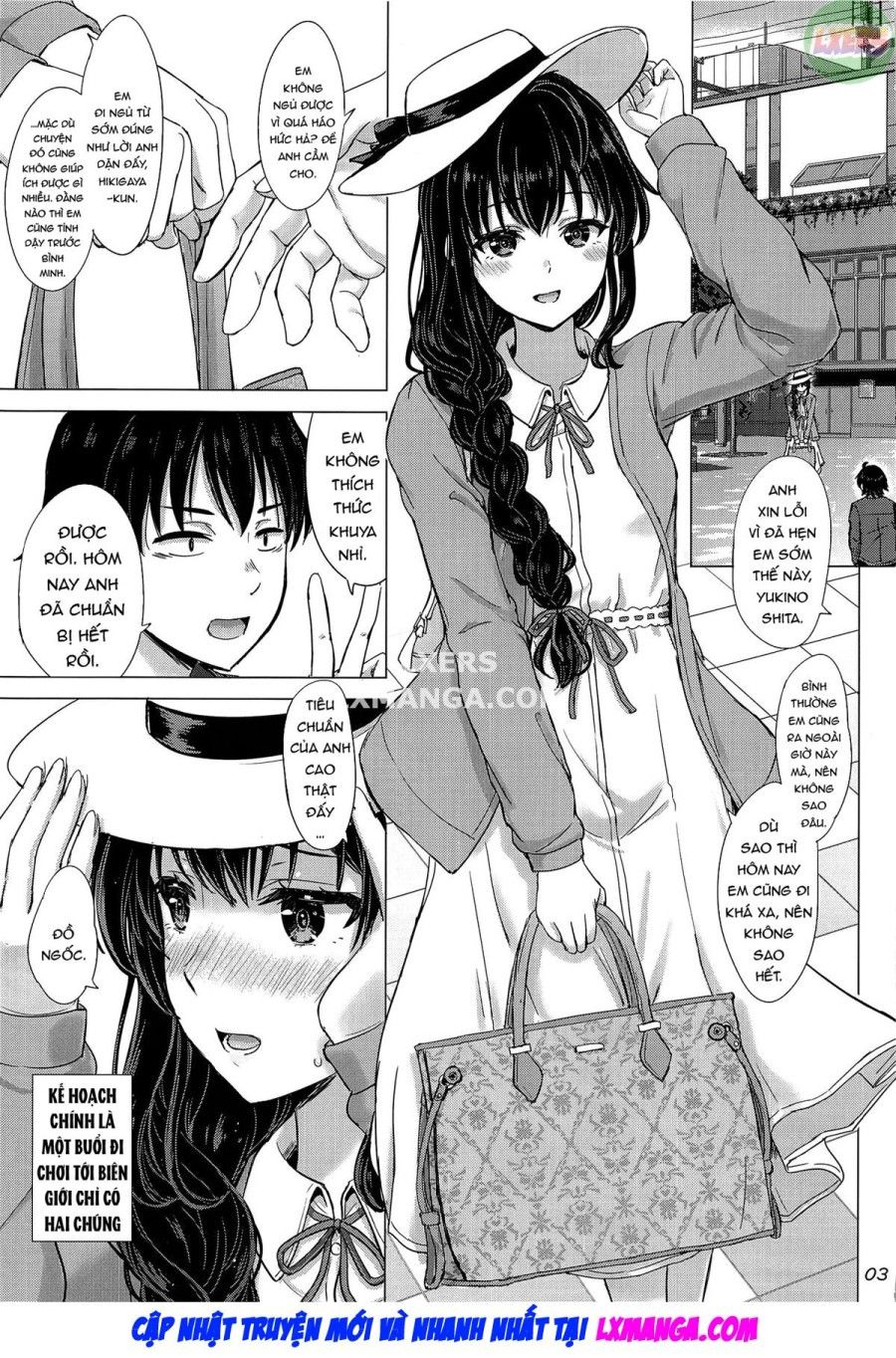 Bí Mật Nghịch Ngợm Của Chị Em Nhà Yukinoshita. Oneshot page 5 - Giả Dược