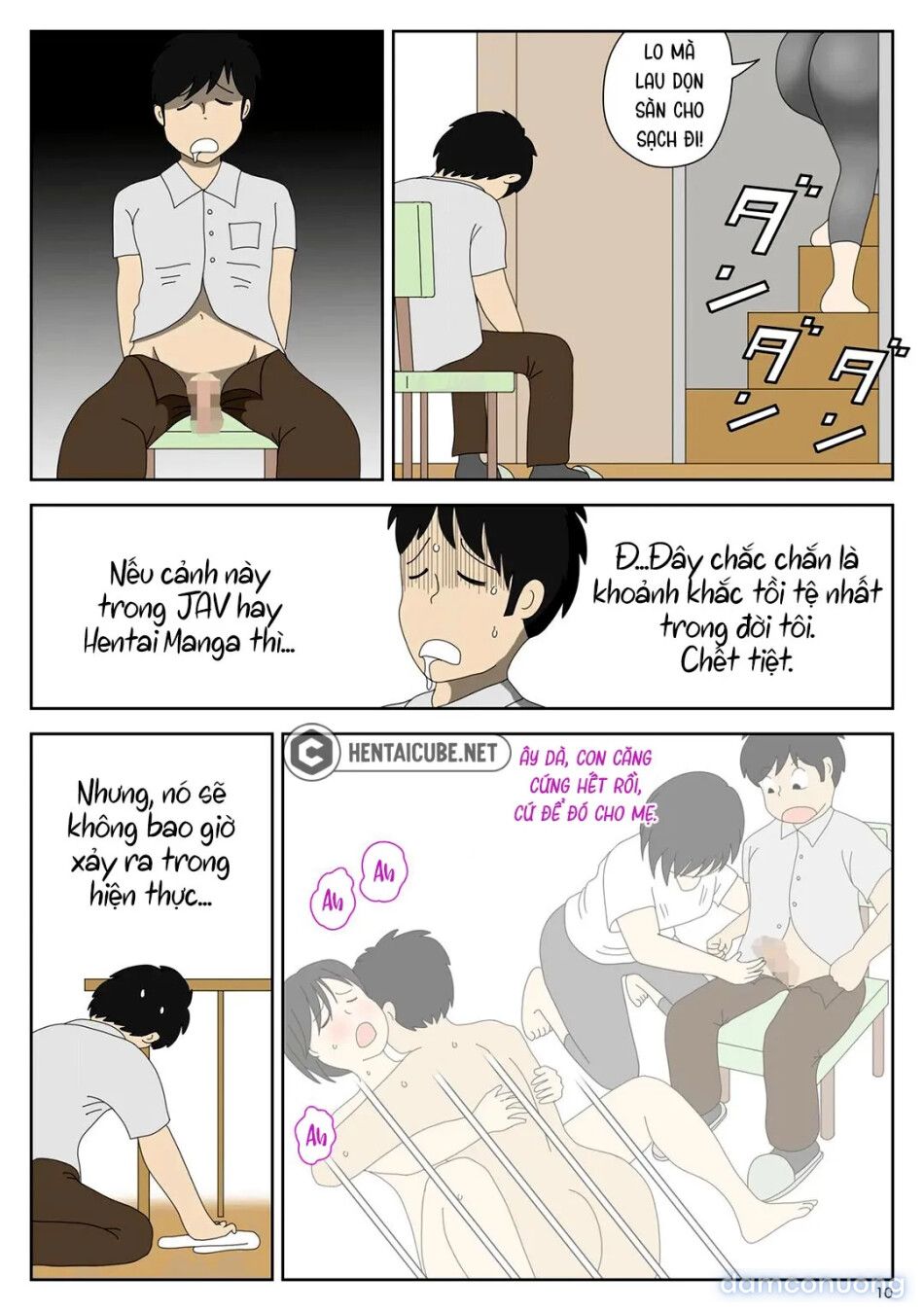 đọc truyện Bị Mẹ Phát Hiện Đang Rình Trộm Thủ Dâm [onaneta Kaa-san; Masturbating To Mom] Chương 1 ảnh 12 tại Thiên Thai Truyện