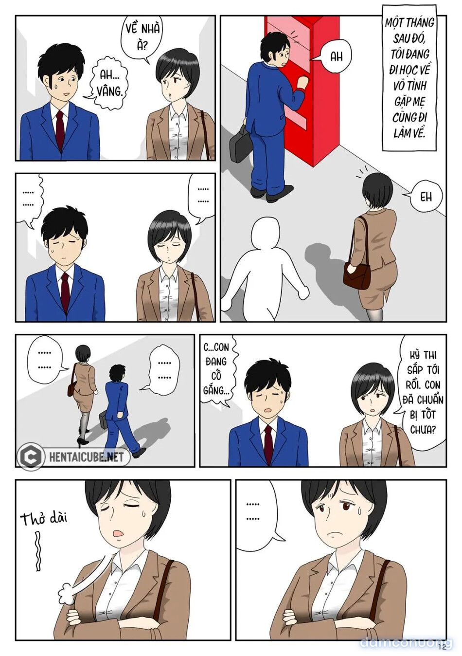 đọc truyện Bị Mẹ Phát Hiện Đang Rình Trộm Thủ Dâm [onaneta Kaa-san; Masturbating To Mom] Chương 1 ảnh 14 tại Thiên Thai Truyện