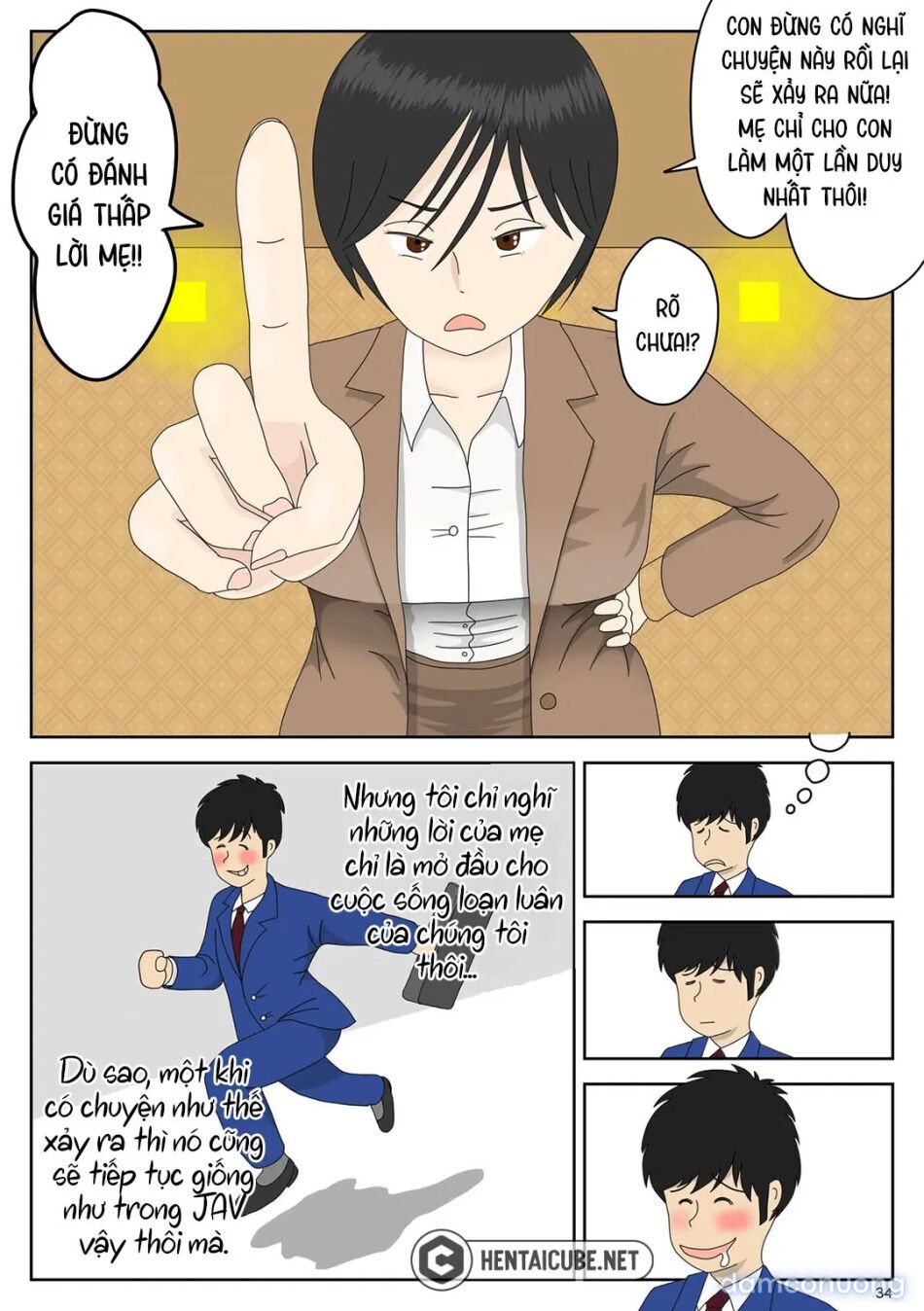 đọc truyện Bị Mẹ Phát Hiện Đang Rình Trộm Thủ Dâm [onaneta Kaa-san; Masturbating To Mom] Chương 1 ảnh 36 tại Thiên Thai Truyện