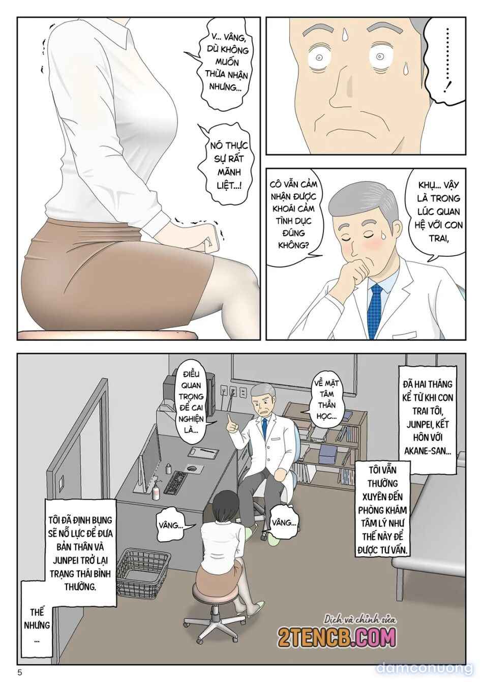 đọc truyện Bị Mẹ Phát Hiện Đang Rình Trộm Thủ Dâm [onaneta Kaa-san; Masturbating To Mom] Chương 10 ảnh 6 tại Thiên Thai Truyện