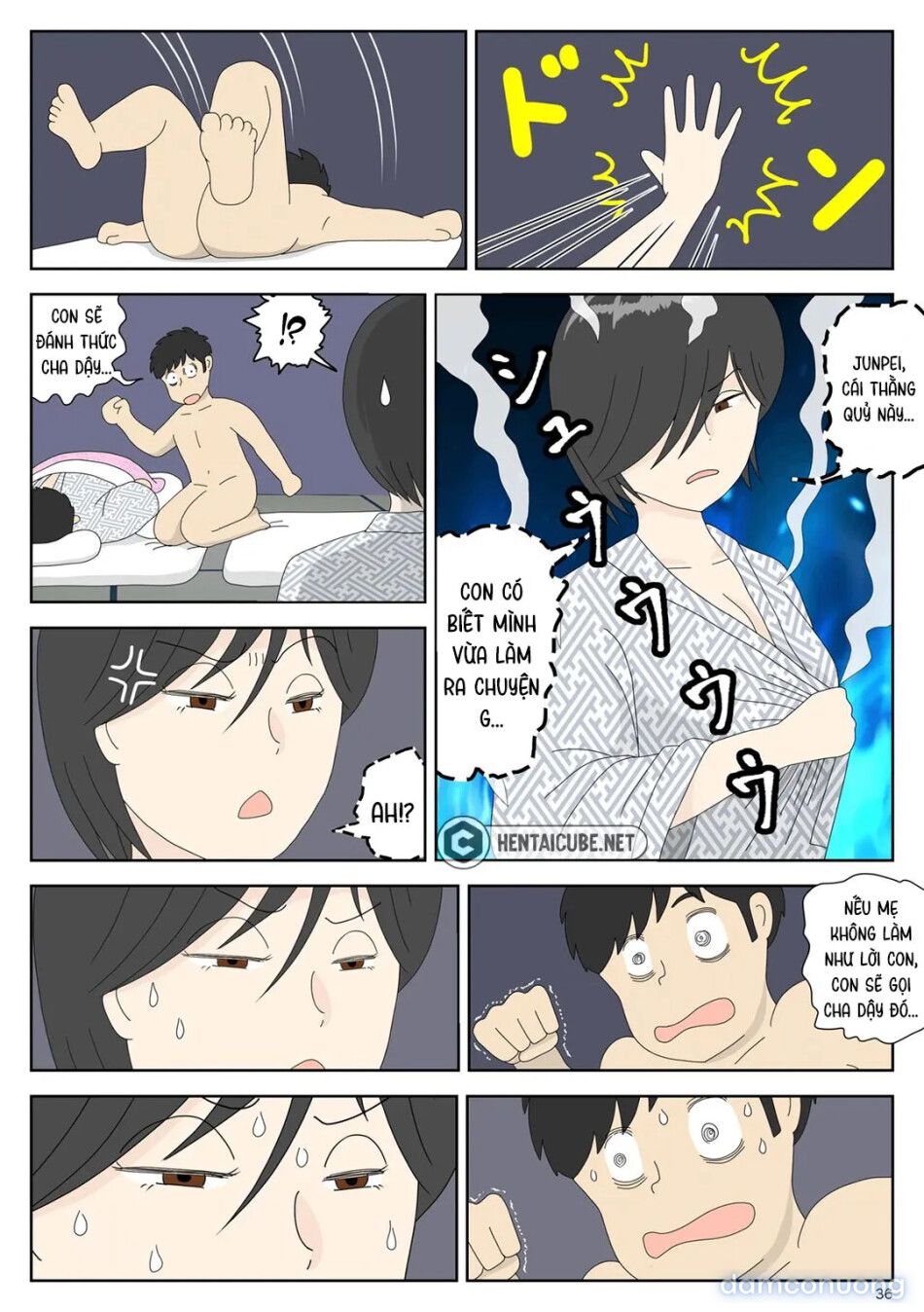 đọc truyện Bị Mẹ Phát Hiện Đang Rình Trộm Thủ Dâm [onaneta Kaa-san; Masturbating To Mom] Chương 2 ảnh 38 tại Thiên Thai Truyện