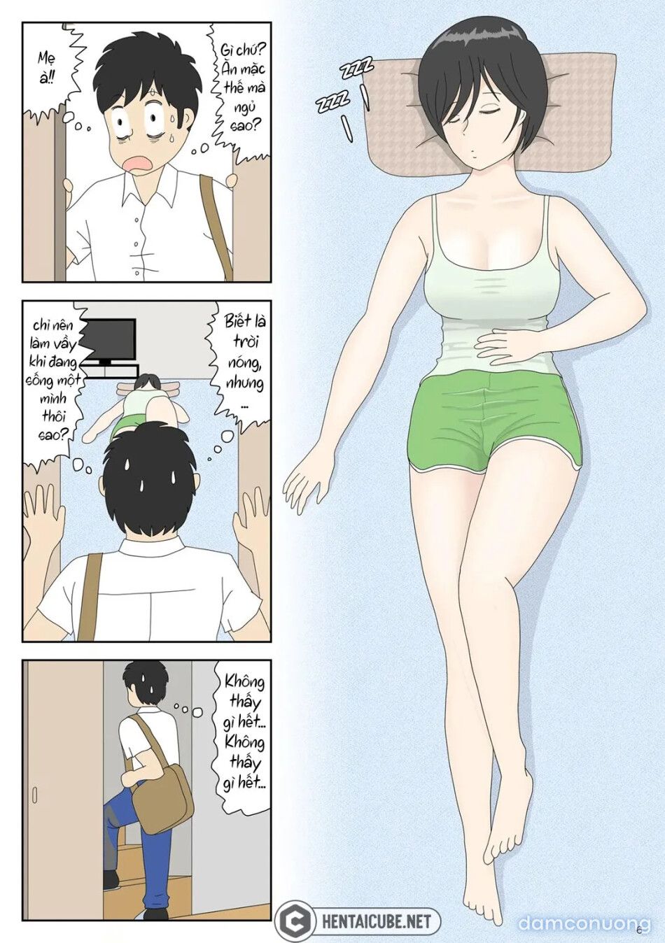 đọc truyện Bị Mẹ Phát Hiện Đang Rình Trộm Thủ Dâm [onaneta Kaa-san; Masturbating To Mom] Chương 2 ảnh 8 tại Thiên Thai Truyện