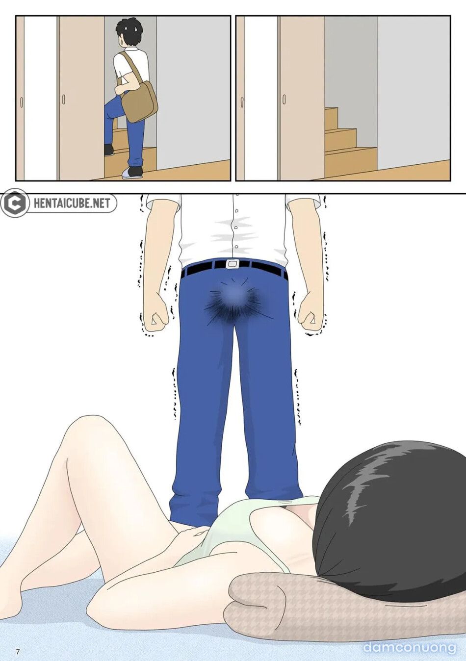 đọc truyện Bị Mẹ Phát Hiện Đang Rình Trộm Thủ Dâm [onaneta Kaa-san; Masturbating To Mom] Chương 2 ảnh 9 tại Thiên Thai Truyện