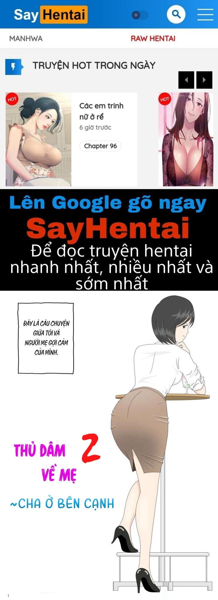 đọc truyện Bị Mẹ Phát Hiện Đang Rình Trộm Thủ Dâm Chương 2 ảnh 1 tại Truyện Dạ Ký
