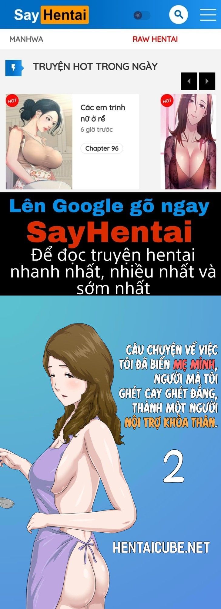 đọc truyện Biến Mẹ Thành Người Nội Trợ Khỏa Thân Chương 2 ảnh 1 tại Giả Dược