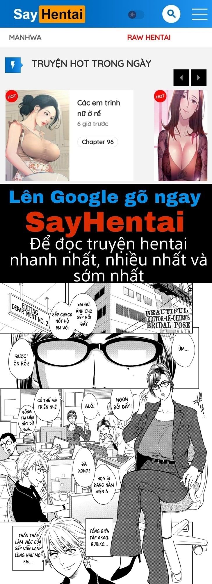 đọc truyện Bijin Henshuu-chou No Himitsu 2 Chương 5 ảnh 1 tại Thiên Thai Truyện