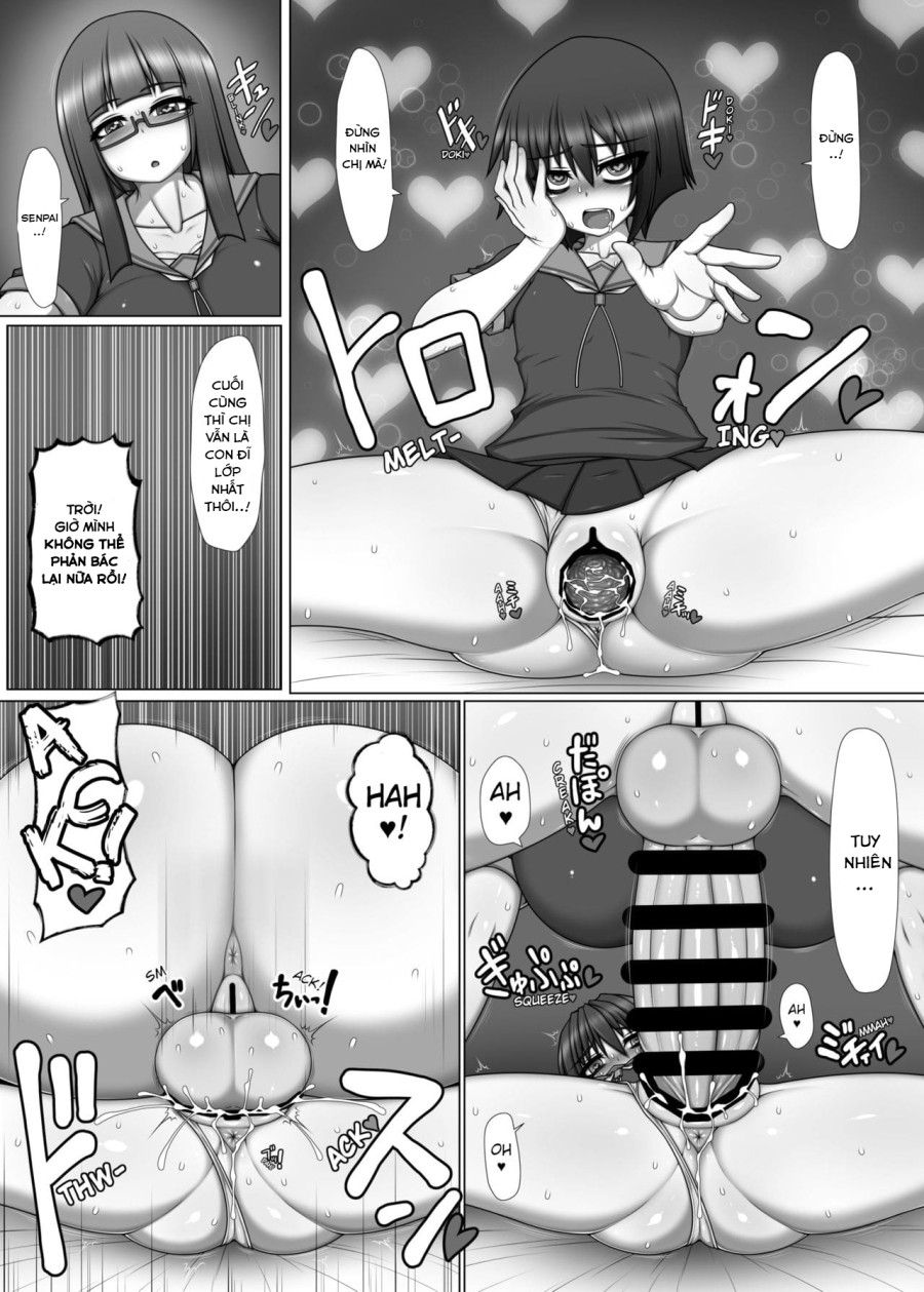 Bitch Ikka No Imouto Ga Futanari Kouhai No Fudeoroshi Shitara Shinikaketa Hanashi. Oneshot page 6 - Giả Dược