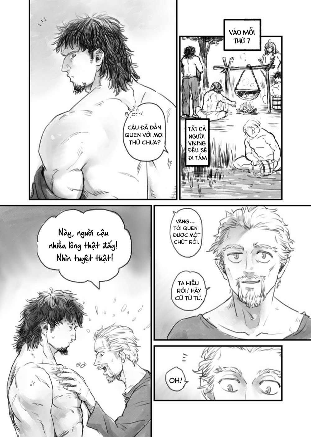 đọc truyện Bjorn X Askeladd Doujinshi Chương 1 ảnh 1 tại Giả Dược