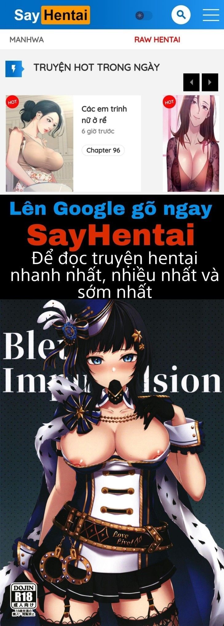 đọc truyện Bleu Impulsion Oneshot ảnh 1 tại Thiên Thai Truyện