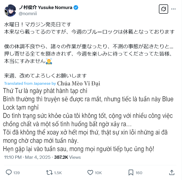 đọc truyện Blue Lock Chương 295 ảnh 4 tại Thiên Thai Truyện