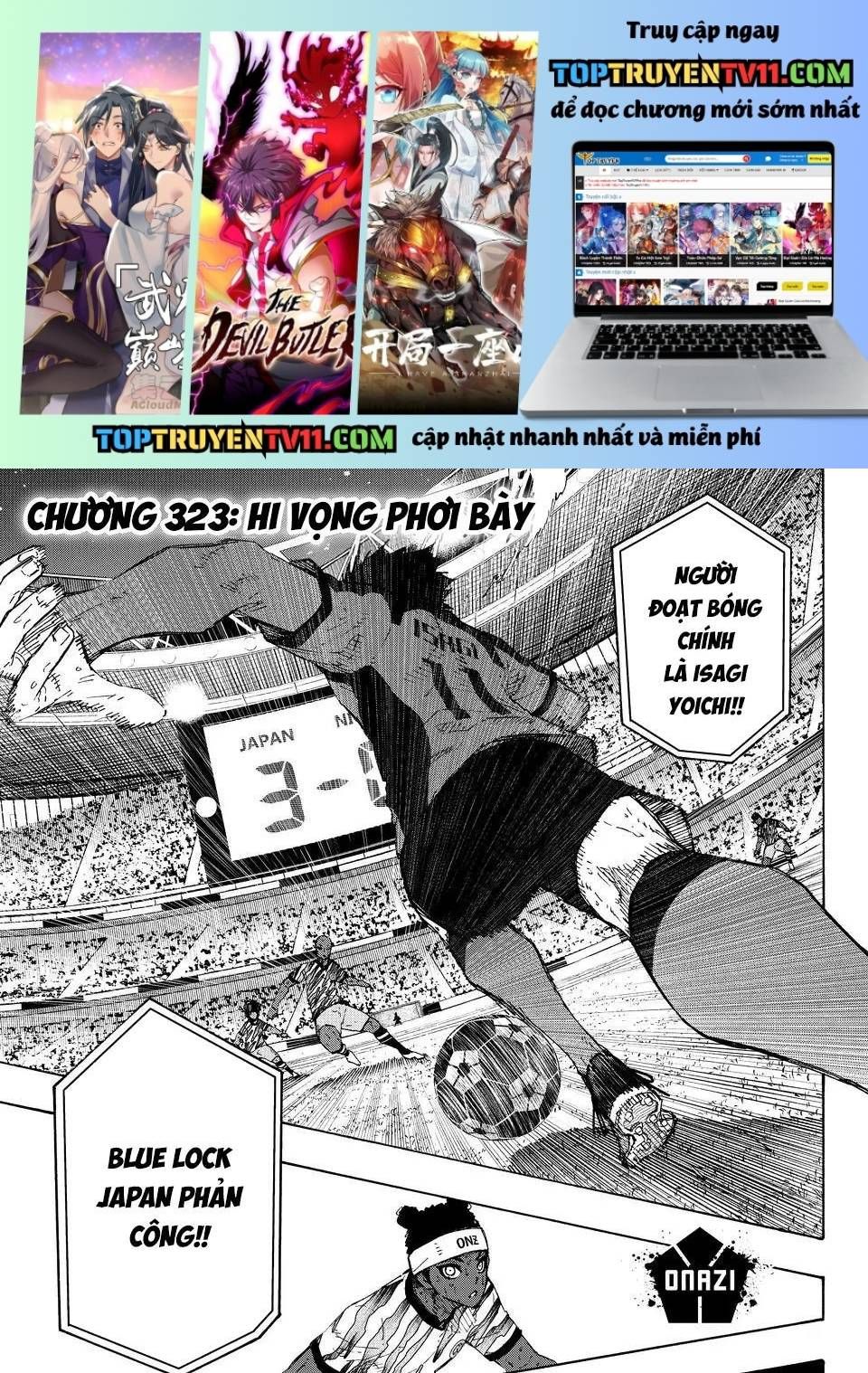 đọc truyện Blue Lock Chương 323 ảnh 3 tại Thiên Thai Truyện