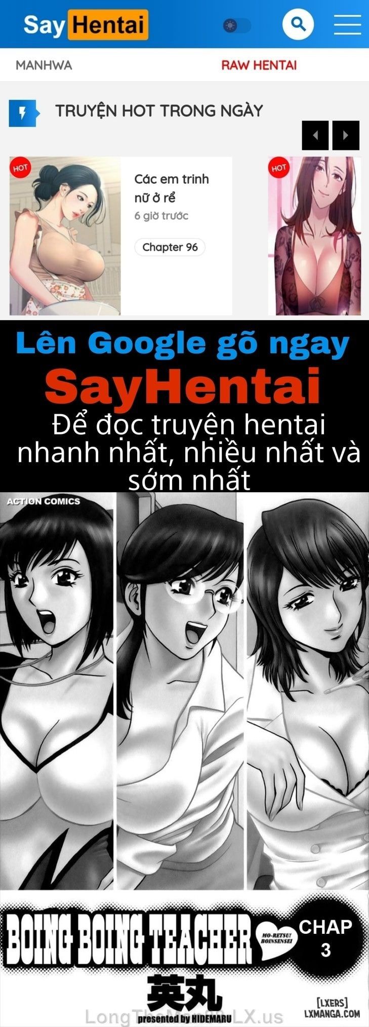 Boing Boing Teacher Chương 3 page 1 - Giả Dược