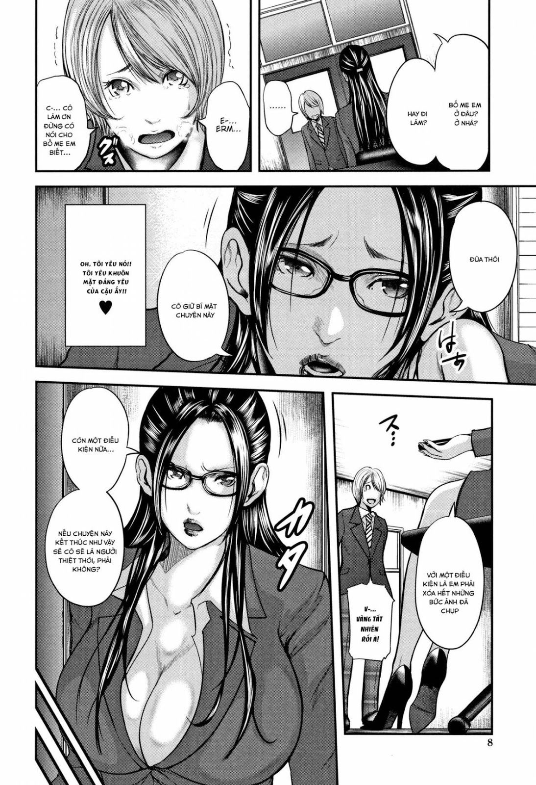 đọc truyện Boku To Sensei To Tomodachi No Mama Chương 1 ảnh 8 tại Giả Dược