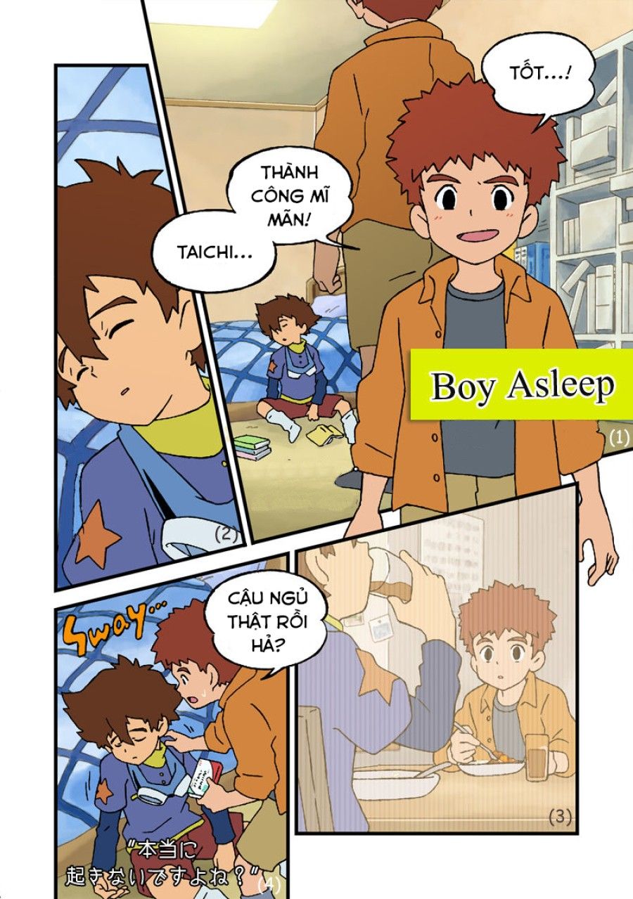 Boy Asleep (digimon) Oneshot page 2 - Giả Dược