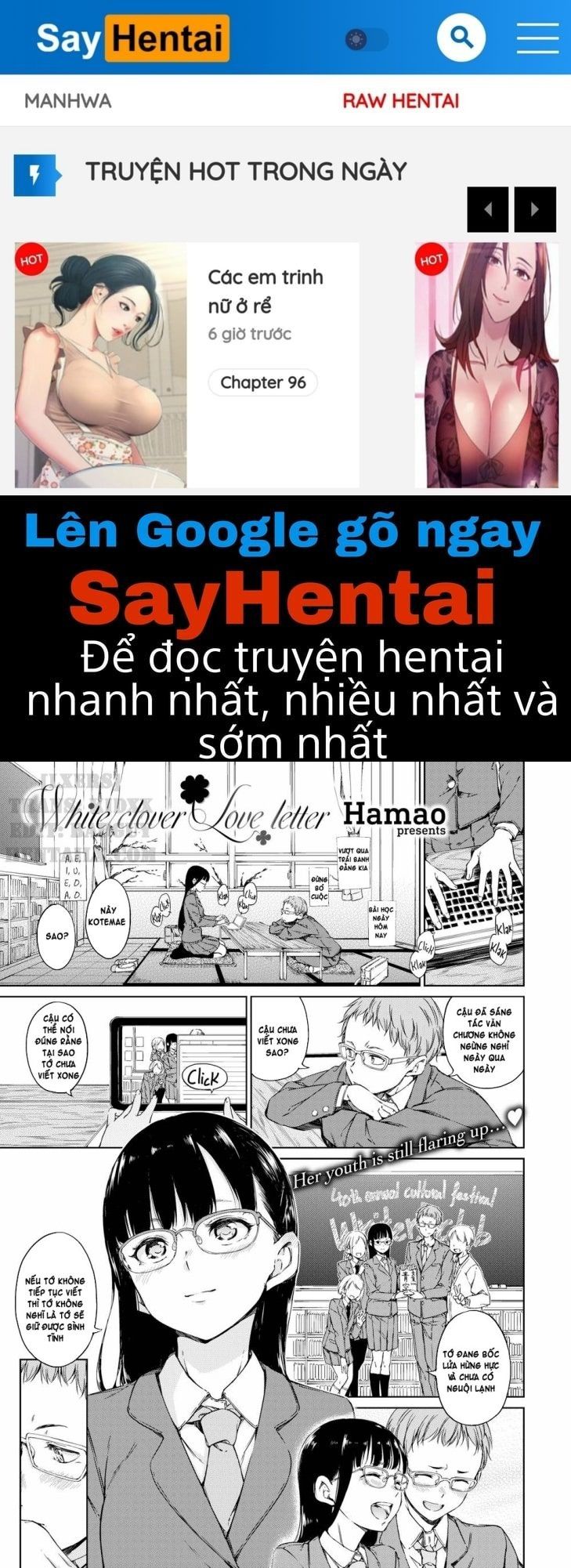 đọc truyện Bức Thư Tình Cỏ Ba Lá Oneshot ảnh 1 tại Thiên Thai Truyện