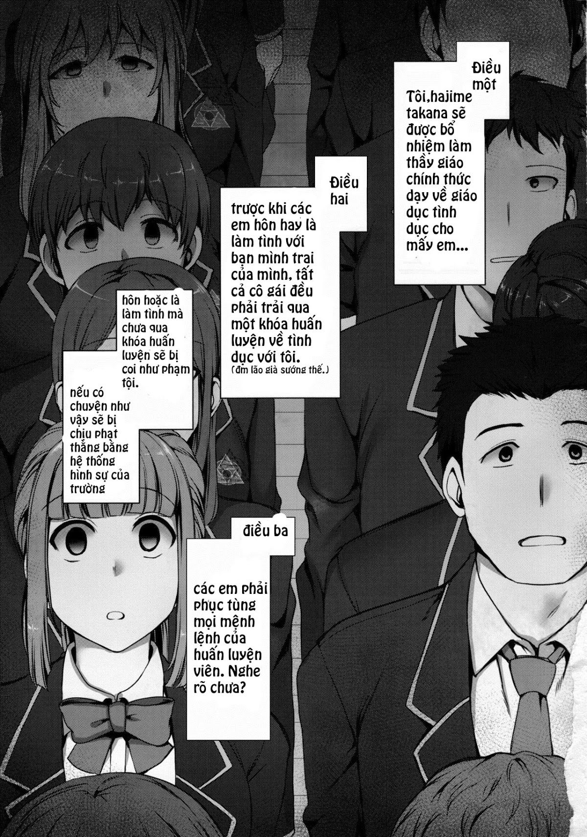 Buổi Huấn Luyện Tình Dục Oneshot page 3 - Giả Dược