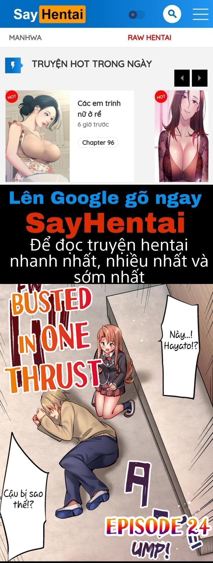đọc truyện Busted In One Thrust Chương 24 ảnh 1 tại Giả Dược