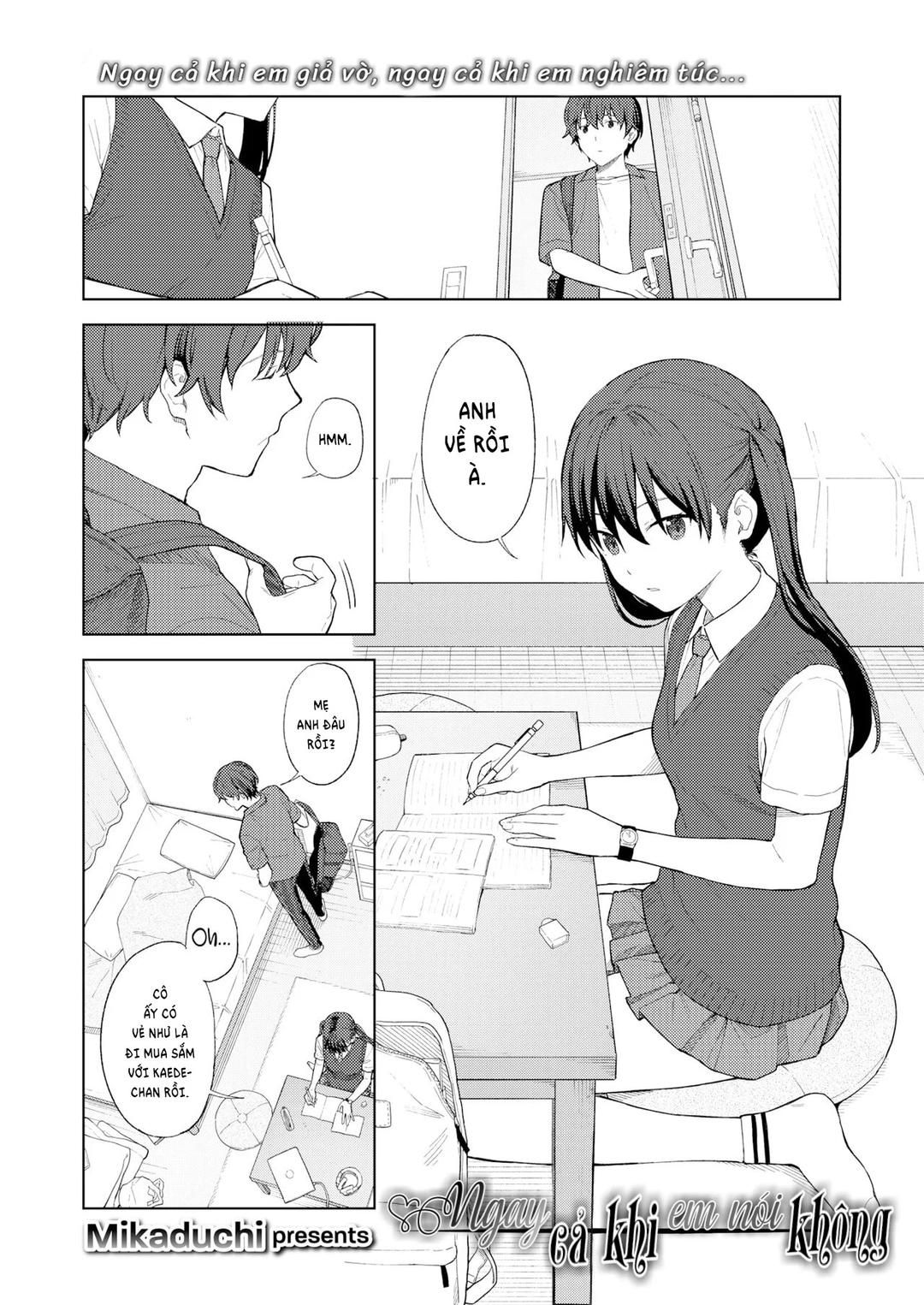 Cả Khi Em Nói Không Oneshot page 4 - Giả Dược