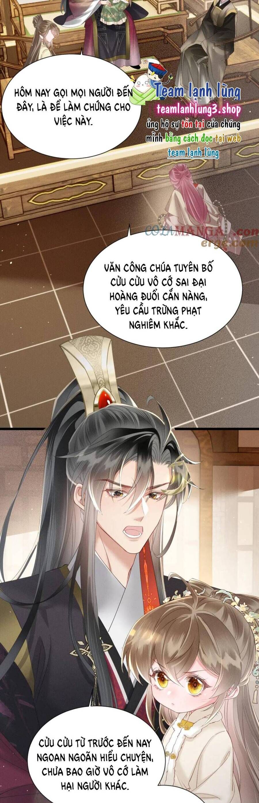 Cả Nhà Bạo Quân Đều Dựa Vào Việc Đọc Tiếng Lòng Của Cô Ấy Để Giữ Mạng Chương 37 page 3 - Giả Dược
