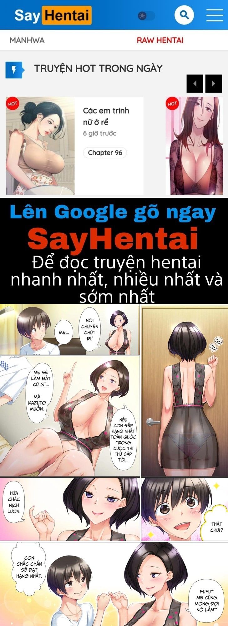 đọc truyện Cách Mẹ Thúc Đẩy Con Trai Chương 2 ảnh 1 tại Thiên Thai Truyện