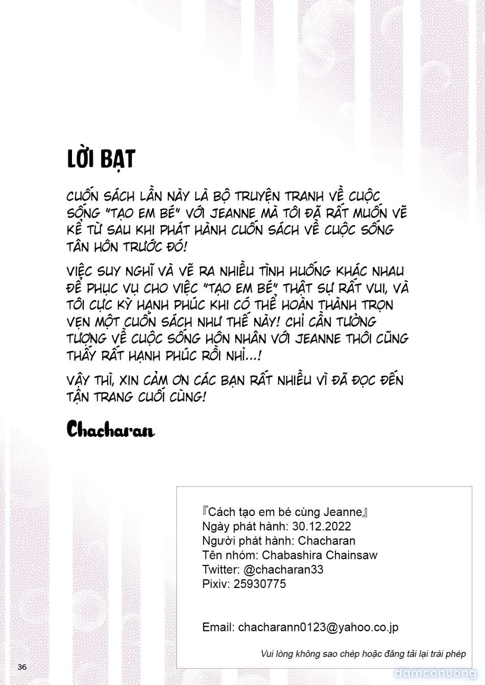 đọc truyện Cách Tạo Em Bé Cùng Jeanne Chương 0 ảnh 38 tại Thiên Thai Truyện