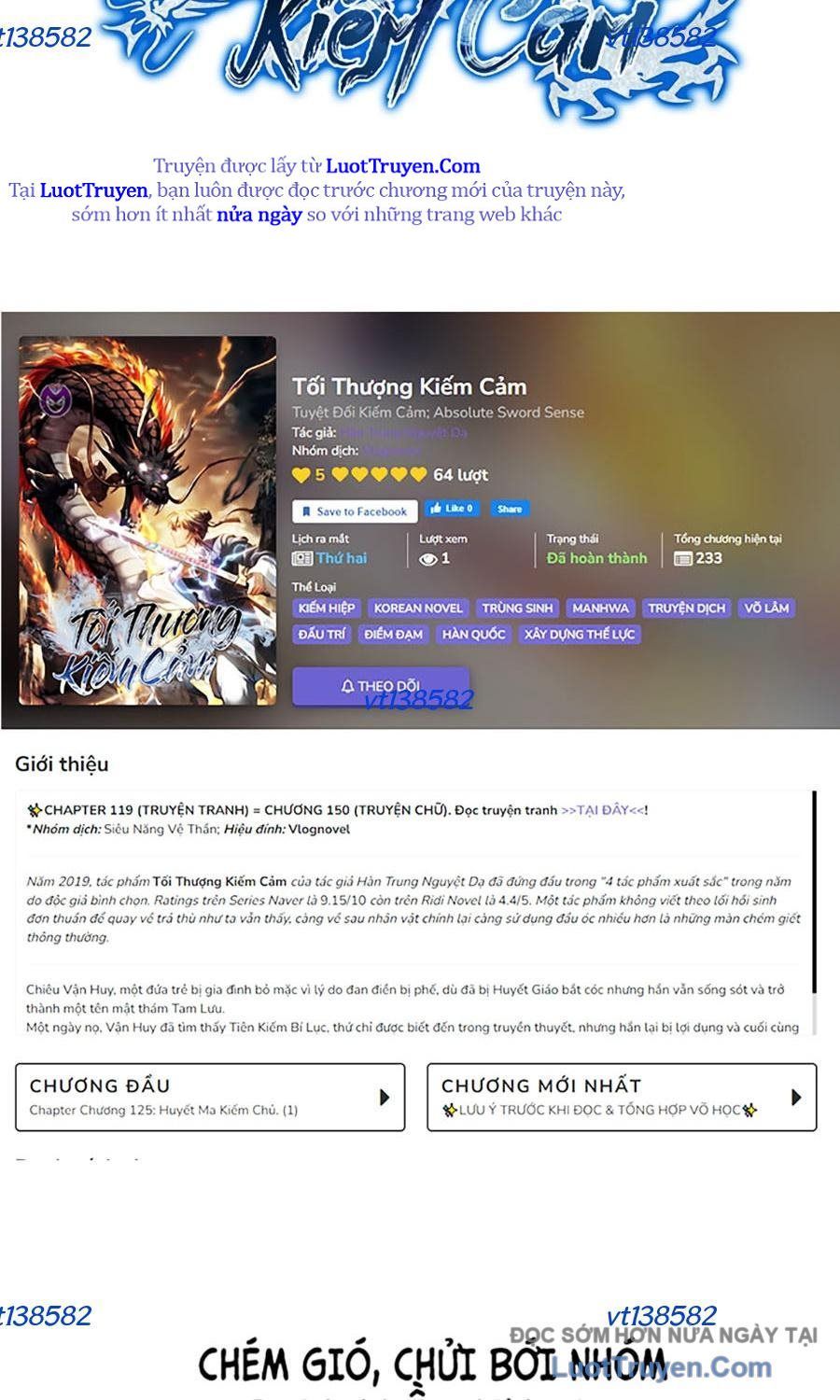 đọc truyện Cảm Kiếm Tuyệt Đối Chương 156 ảnh 138 tại Thiên Thai Truyện