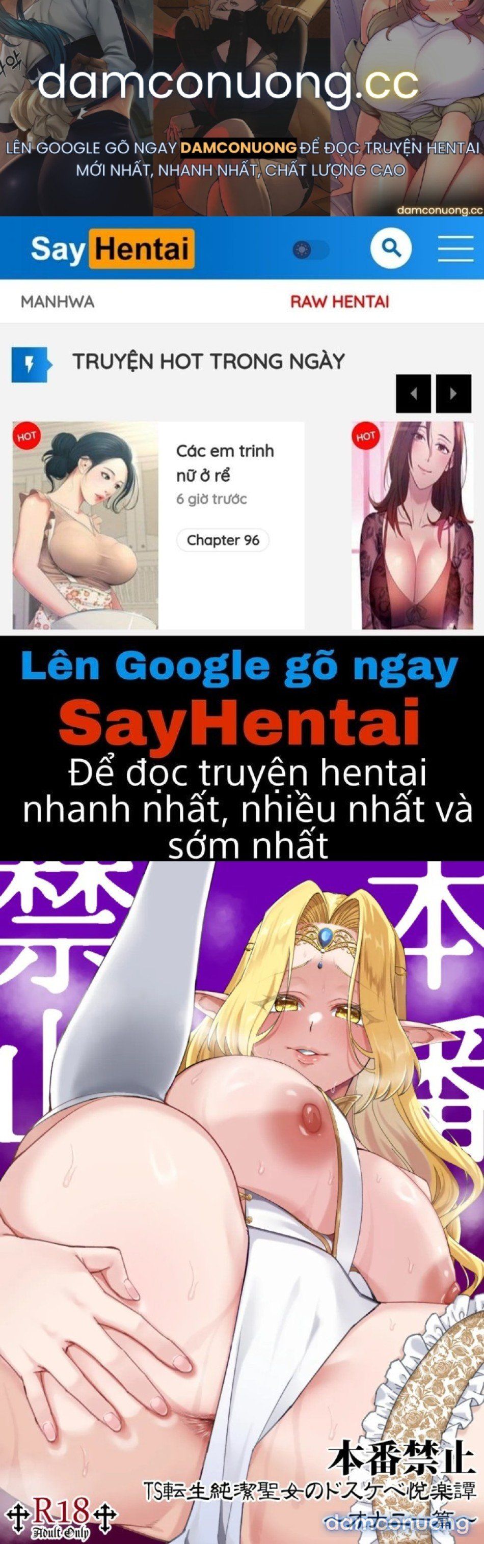 đọc truyện Cấm Quan Hệ Tình Dục: Thú Vui Dâm Dục Của Thánh Nữ Thuần Khiết Chuyển Sinh Chương 1 ảnh 2 tại Thiên Thai Truyện