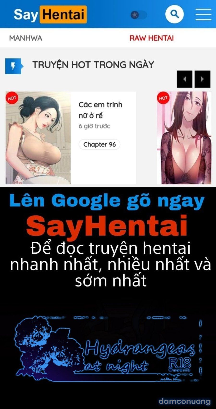 đọc truyện Cẩm Tú Cầu Về Đêm Chương 0 ảnh 1 tại Thiên Thai Truyện