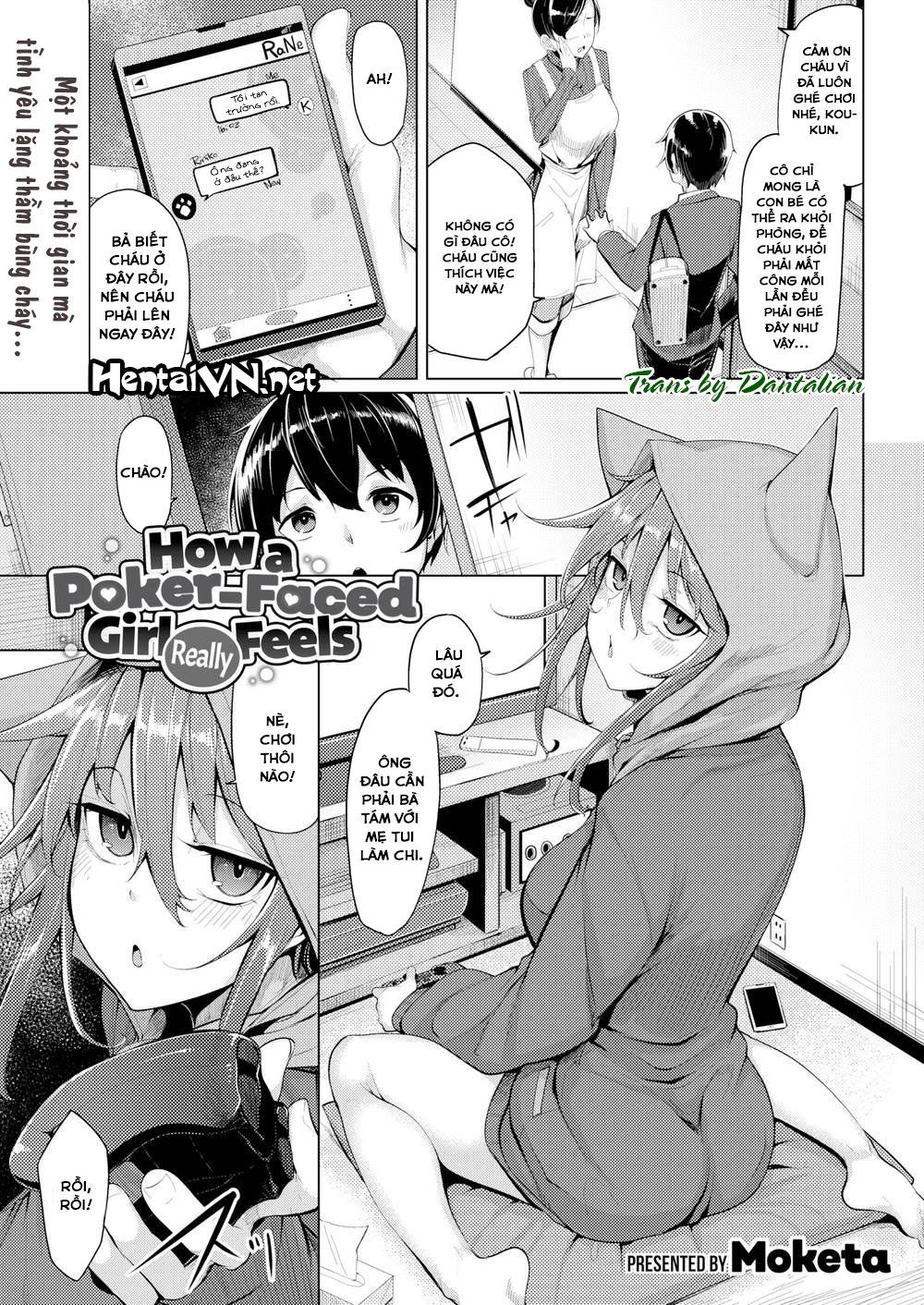Cảm Xúc Thật Của Cô Nàng Với Vẻ Mặt Vô Cảm! Oneshot page 1 - Giả Dược