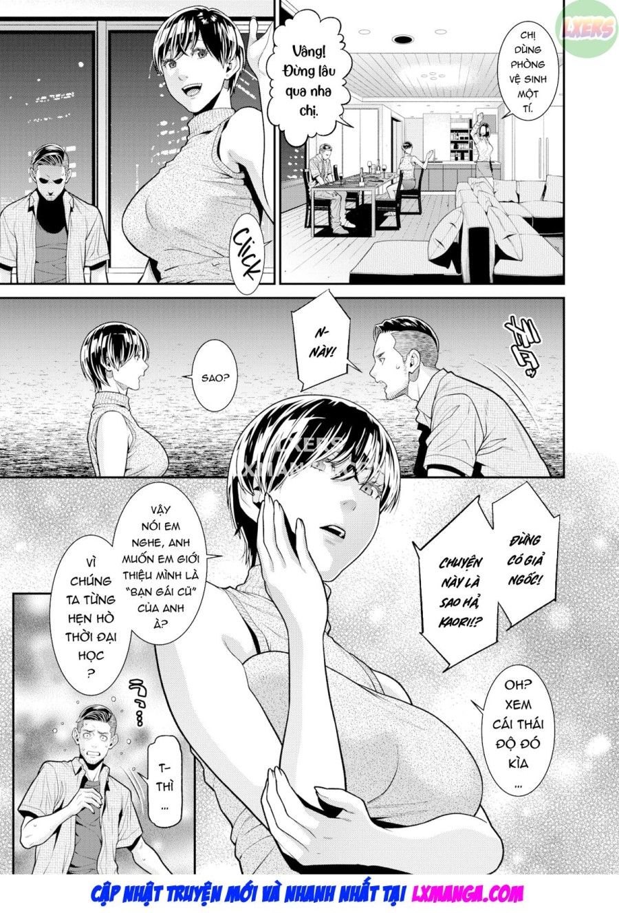 Cấp Dưới Được Vợ Đưa Về Nhà Hóa Ra Lại Là Bạn Gái Cũ Chương 1 page 6 - Giả Dược